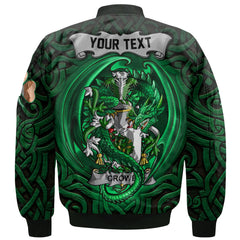 Crowe or McEnchroe Bomber Jackets The Green Dragon Of Ireland Style