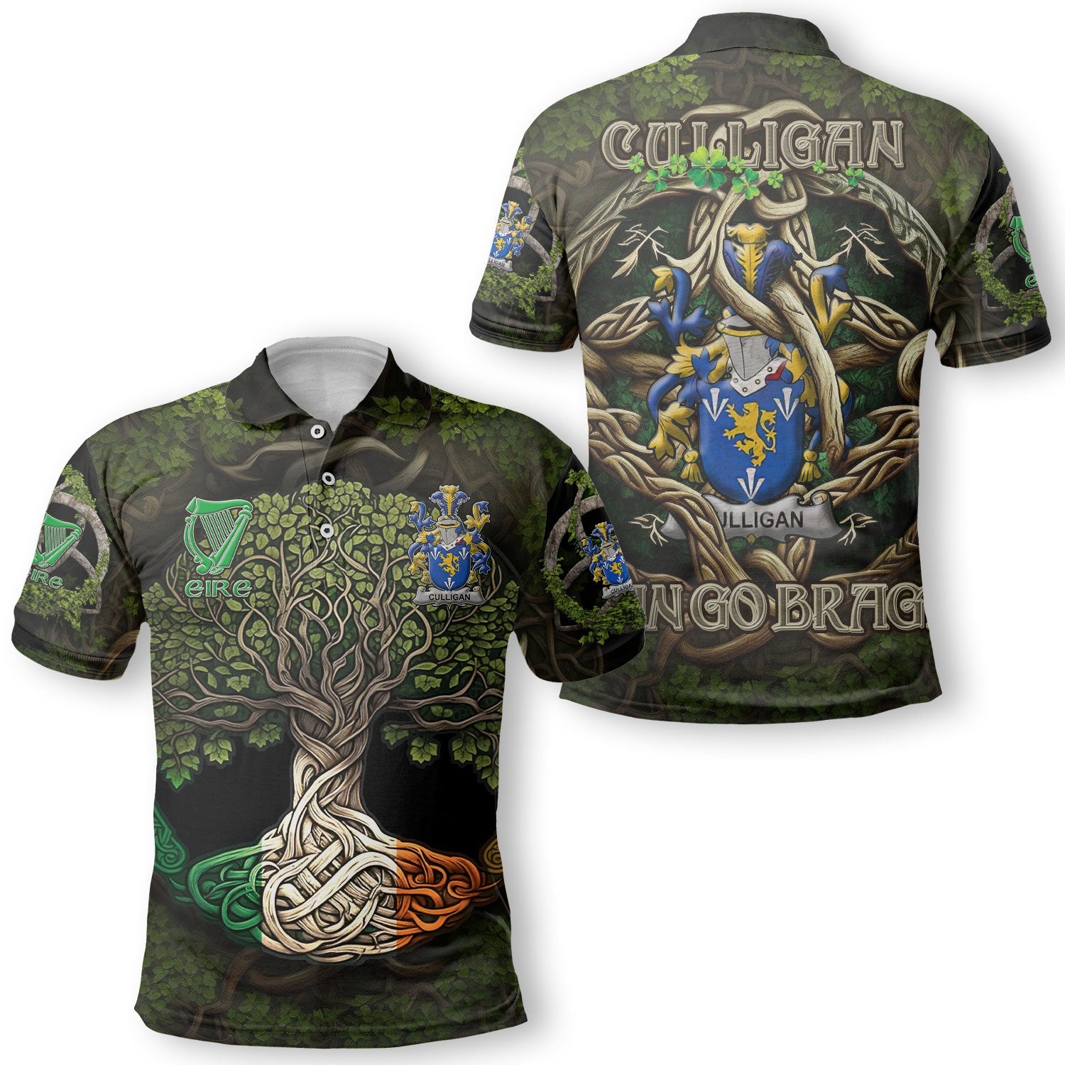 Culligan or McColgan Polo Shirts Ireland Is My Root Style