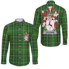 Cullinan or O Cullinane Long Sleeve Button Shirts Crest And National Plaid Style