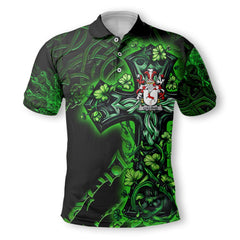 Cullinan or O Cullinane Polo Shirts Celtic Cross And Dragon Style