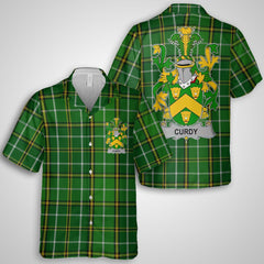 Curdy or McCurdy Hawaiian Shirts Crest And National Plaid Style