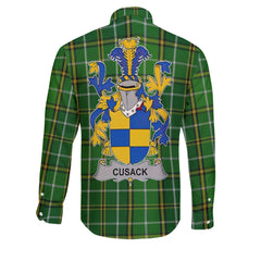 Cusack Long Sleeve Button Shirts Crest And National Plaid Style