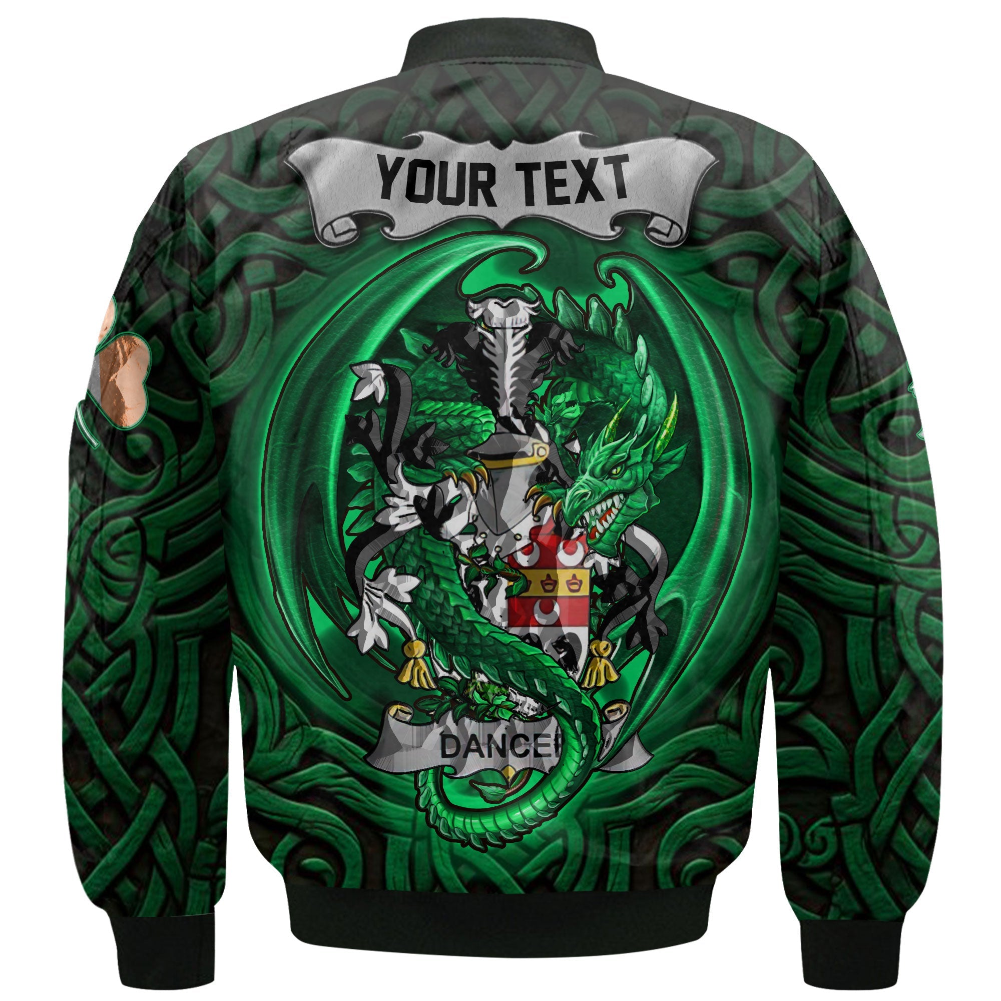 Dancer Bomber Jackets The Green Dragon Of Ireland Style