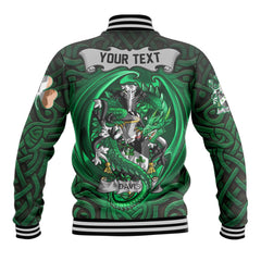Davis Baseball Jackets The Green Dragon Of Ireland Style