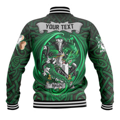 Dawney or Dawnay Baseball Jackets The Green Dragon Of Ireland Style