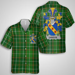 Dawson Hawaiian Shirts Crest And National Plaid Style