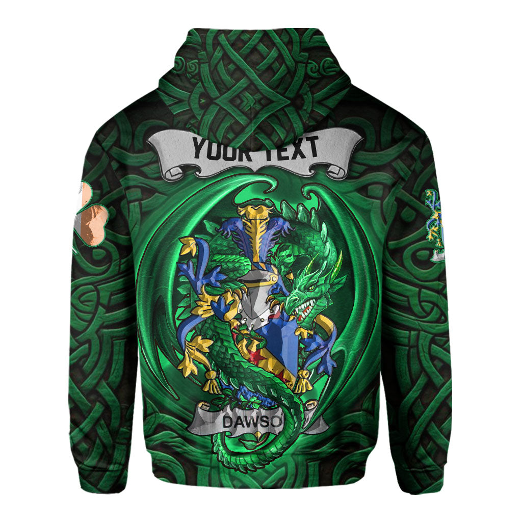 Dawson Hoodies The Green Dragon Of Ireland Style