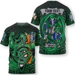 Dehany T-Shirts The Green Dragon Of Ireland Style