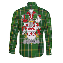 Delamere Long Sleeve Button Shirts Crest And National Plaid Style