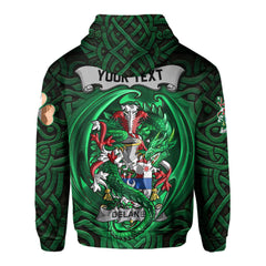 Delaney or O Delany Hoodies The Green Dragon Of Ireland Style