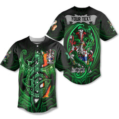 Delaney or O Delany Baseball Jerseys The Green Dragon Of Ireland Style