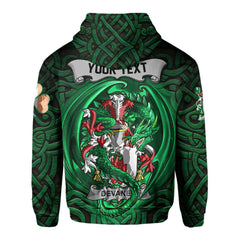 Devaney or O Devaney Hoodies The Green Dragon Of Ireland Style