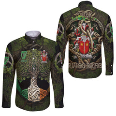 Dick Long Sleeve Button Shirts Ireland Is My Root Style