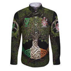 Dillon Long Sleeve Button Shirts Ireland Is My Root Style