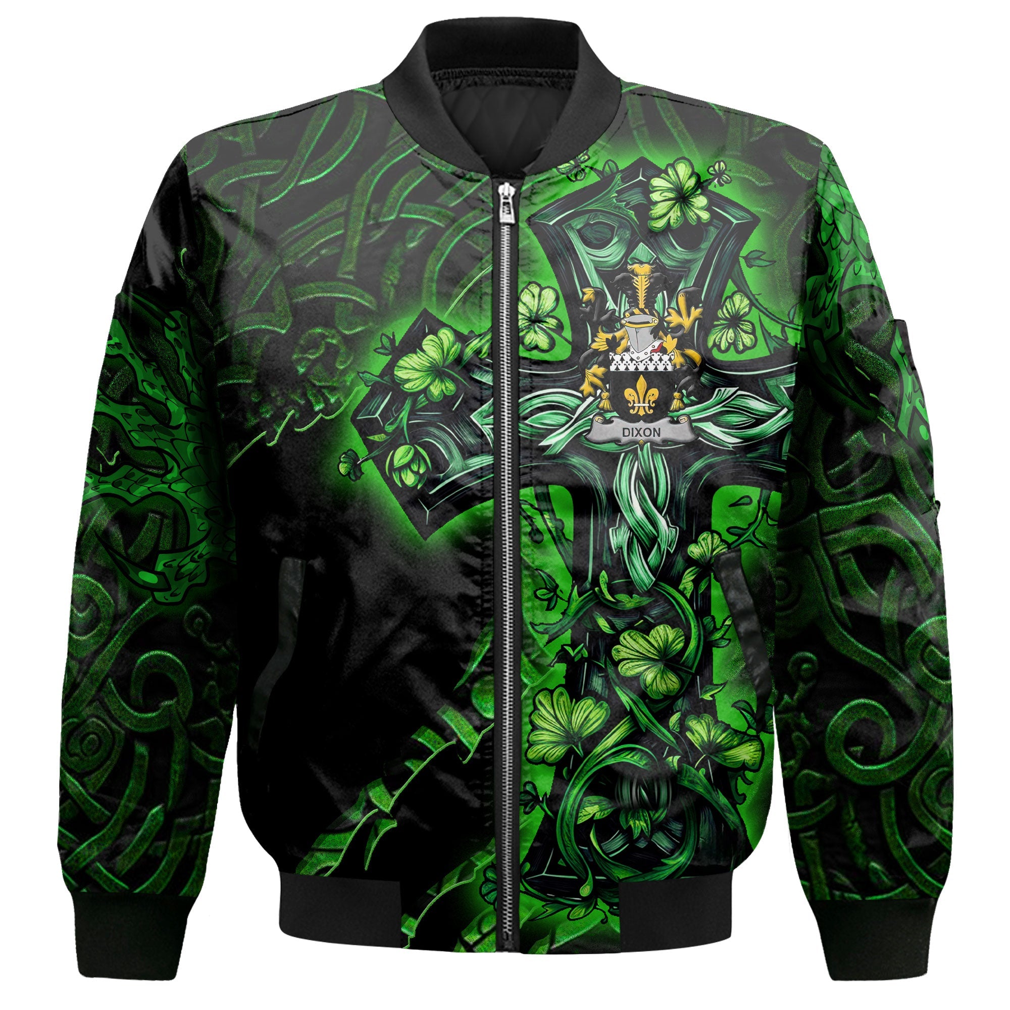 Dixon Bomber Jackets Celtic Cross And Dragon Style