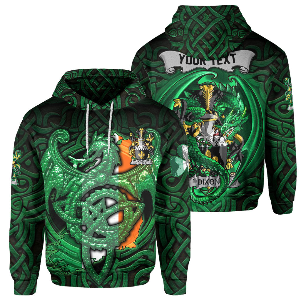 Dixon Hoodies The Green Dragon Of Ireland Style