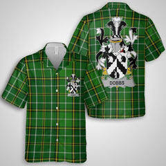 Dobbs Hawaiian Shirts Crest And National Plaid Style