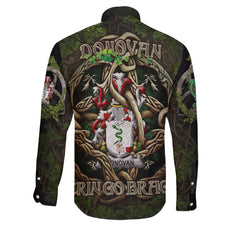 Donovan or O Donovan Long Sleeve Button Shirts Ireland Is My Root Style