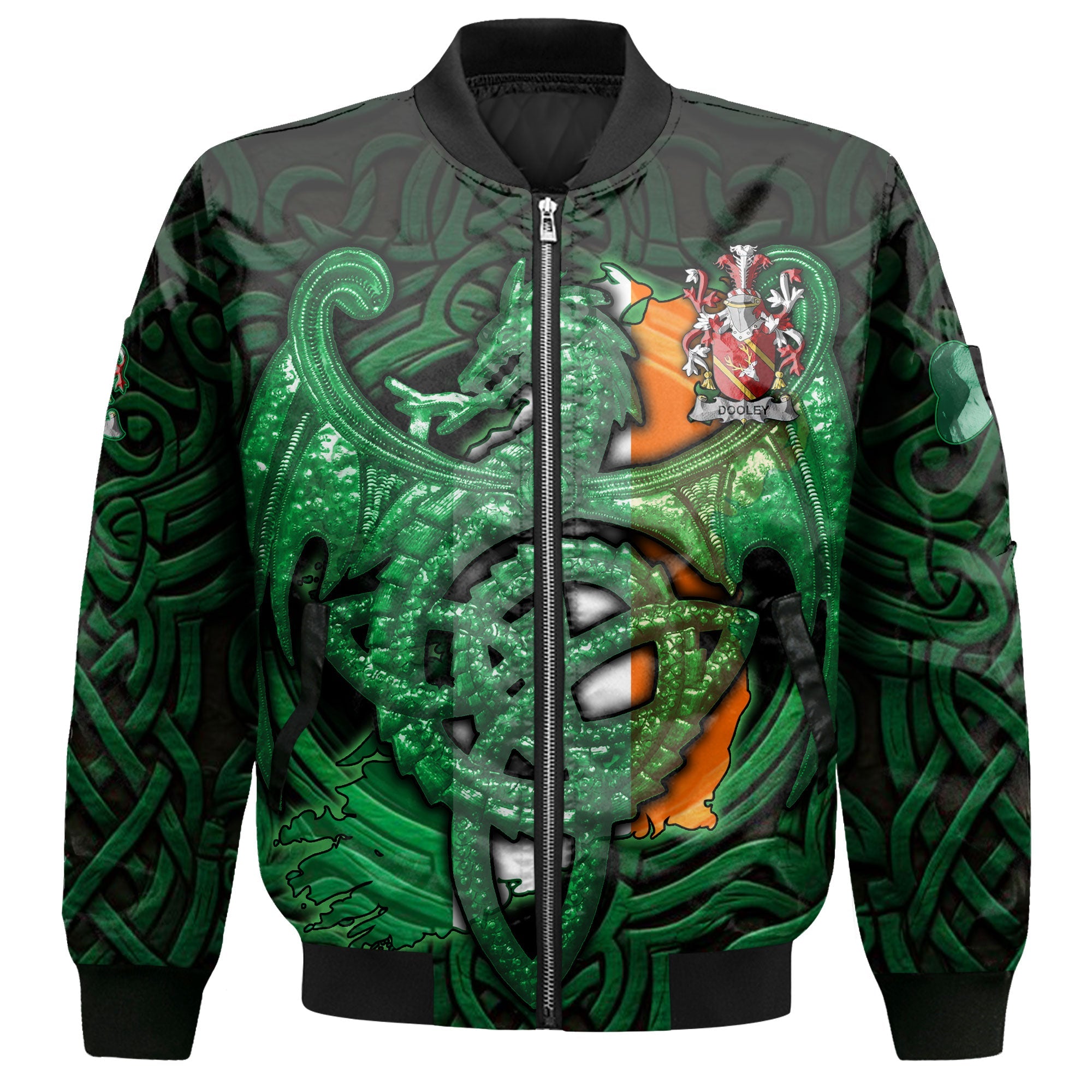 Dooley or O Dooley Bomber Jackets The Green Dragon Of Ireland Style