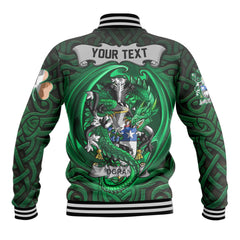 Doran or O Doran Baseball Jackets The Green Dragon Of Ireland Style