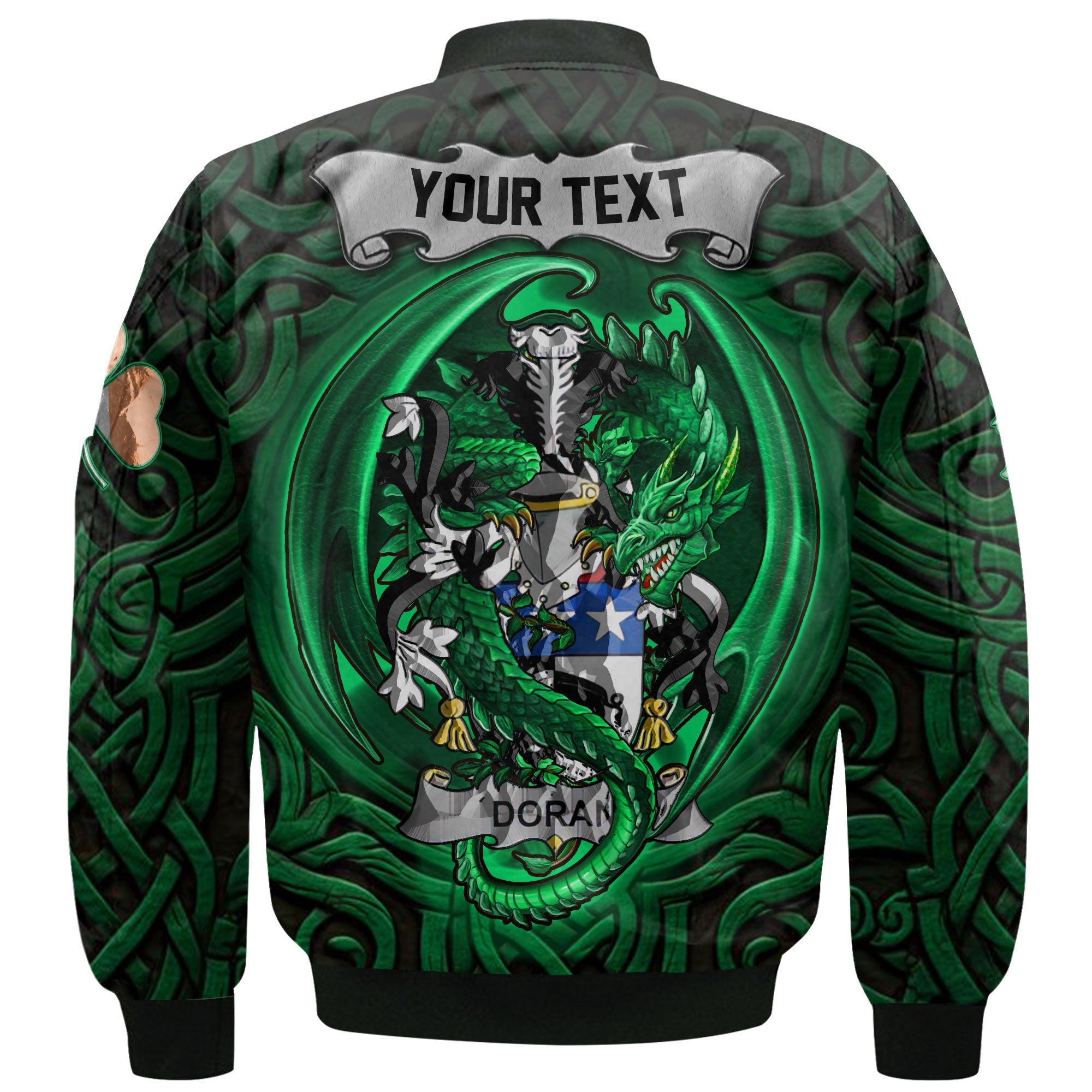 Doran or O Doran Bomber Jackets The Green Dragon Of Ireland Style