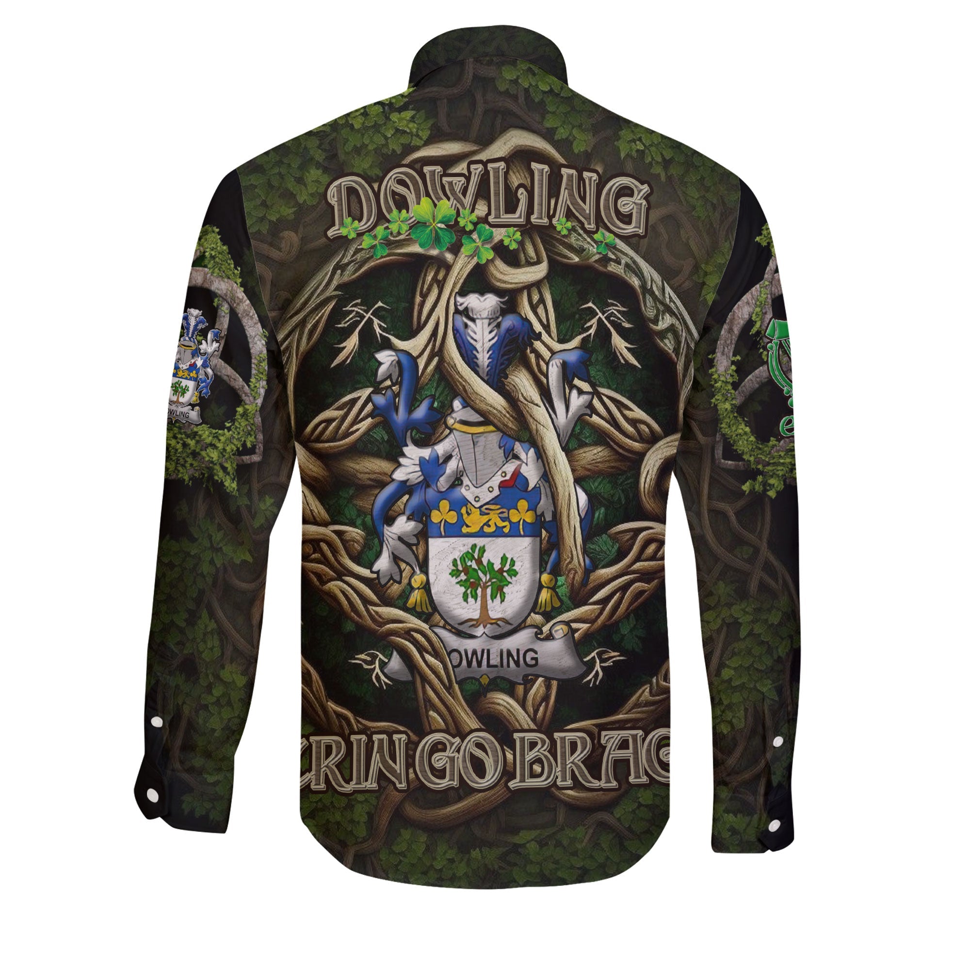 Dowling or O Dowling Long Sleeve Button Shirts Ireland Is My Root Style