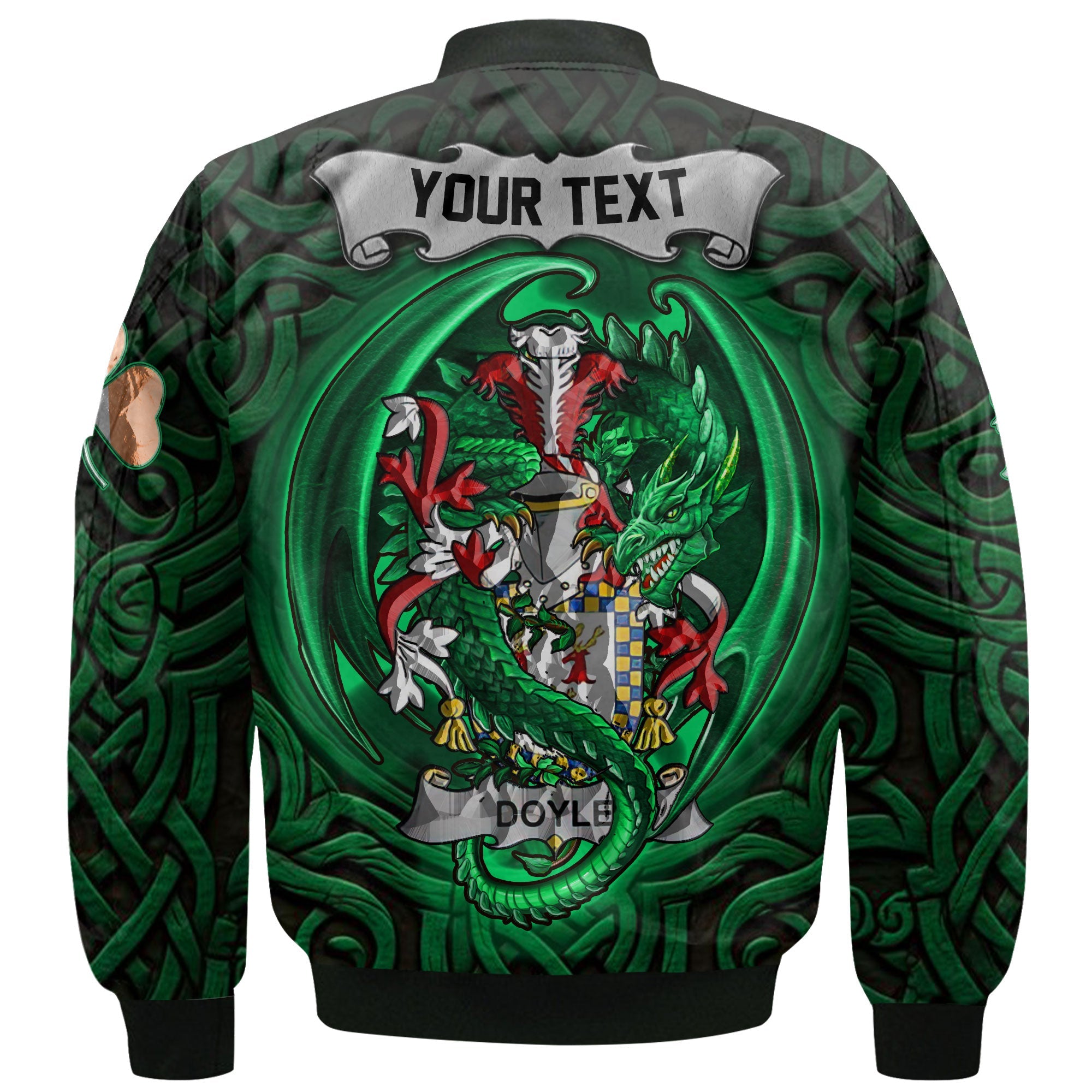 Doyle or O Doyle Bomber Jackets The Green Dragon Of Ireland Style