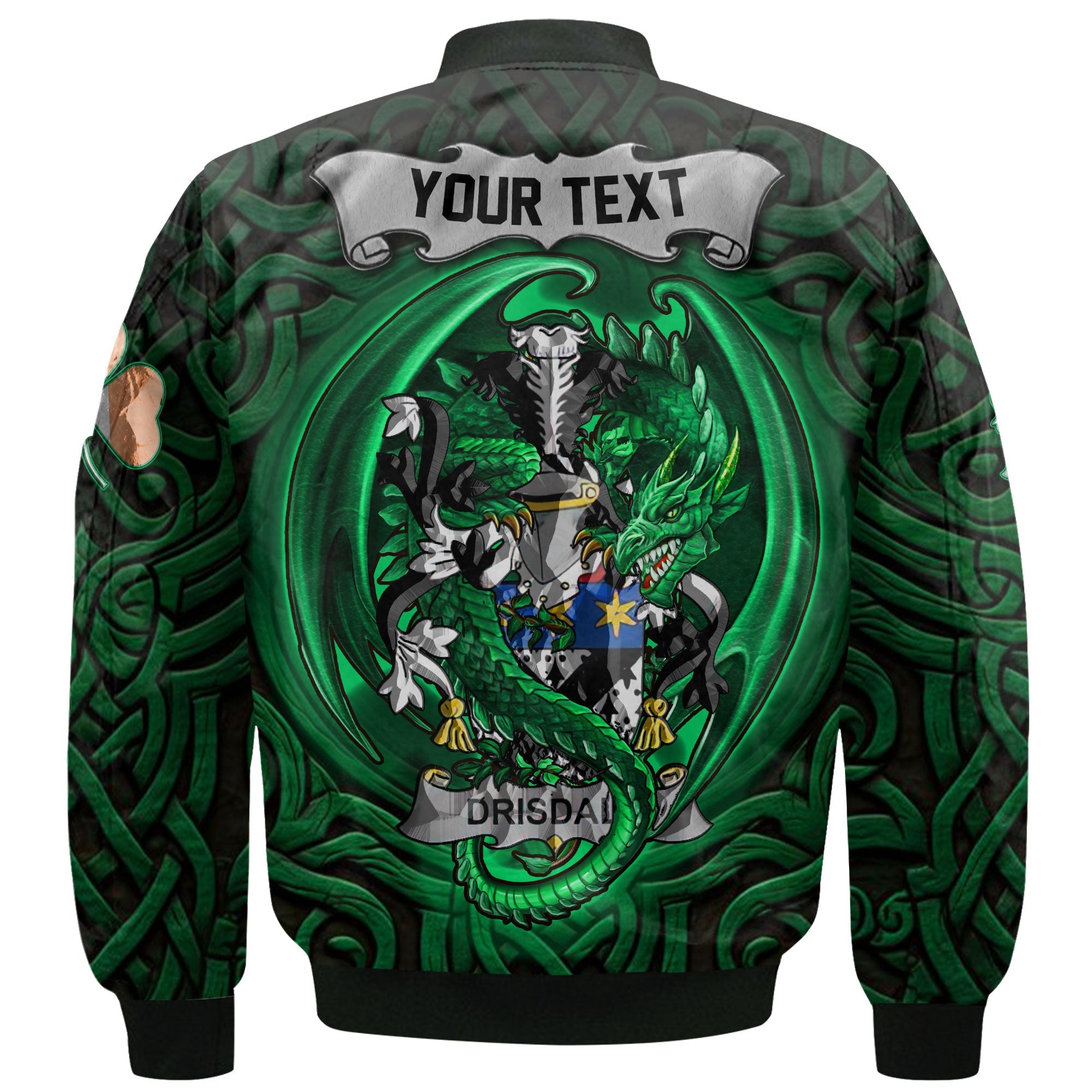 Drisdale Bomber Jackets The Green Dragon Of Ireland Style