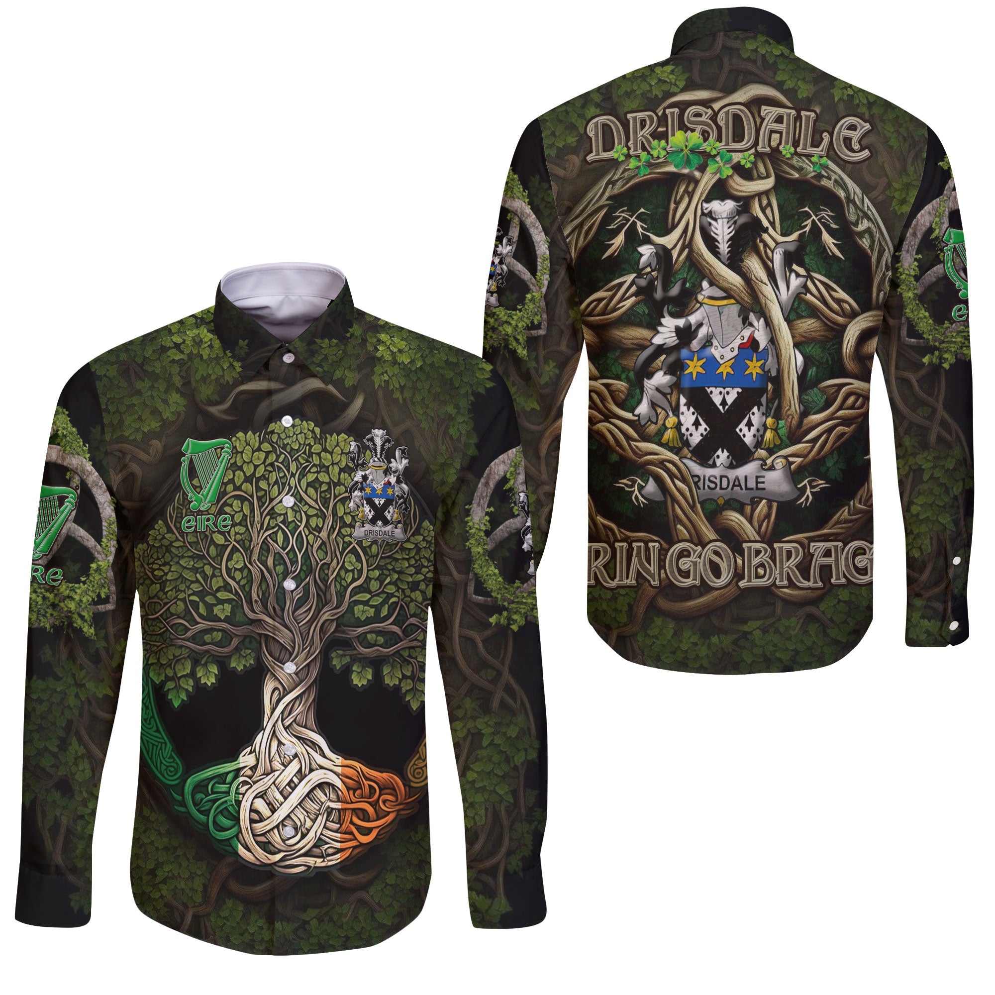 Drisdale Long Sleeve Button Shirts Ireland Is My Root Style