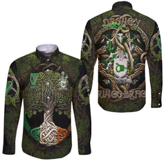 Droney or O Droney Long Sleeve Button Shirts Ireland Is My Root Style