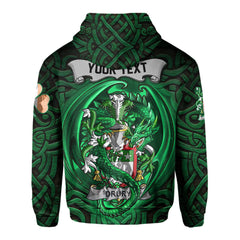 Drury or McDrury Hoodies The Green Dragon Of Ireland Style