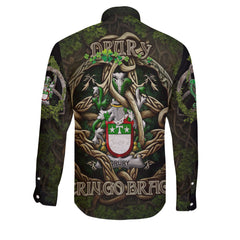 Drury or McDrury Long Sleeve Button Shirts Ireland Is My Root Style
