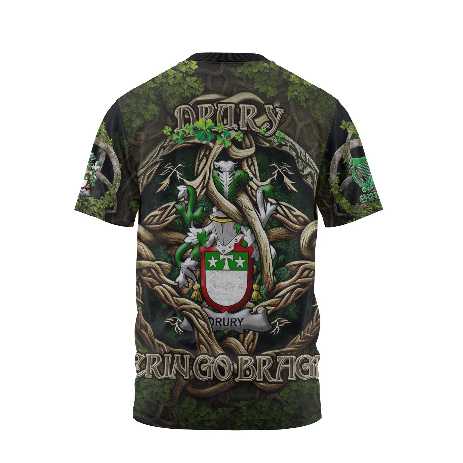 Drury or McDrury T-Shirts Ireland Is My Root Style