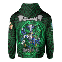 Duggan or O Duggan Hoodies The Green Dragon Of Ireland Style