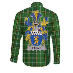 Eagar Long Sleeve Button Shirts Crest And National Plaid Style