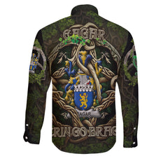 Eagar Long Sleeve Button Shirts Ireland Is My Root Style