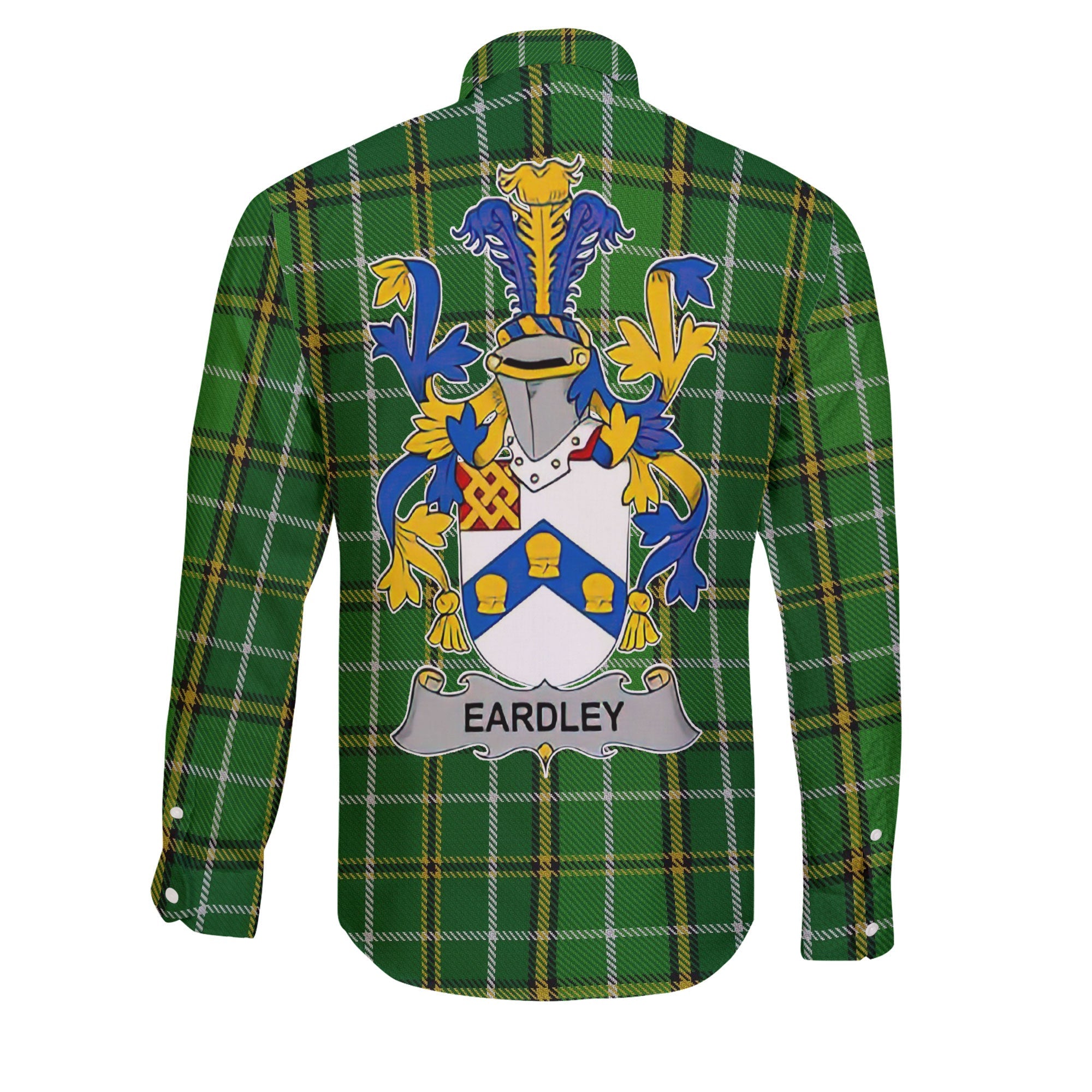 Eardley Long Sleeve Button Shirts Crest And National Plaid Style