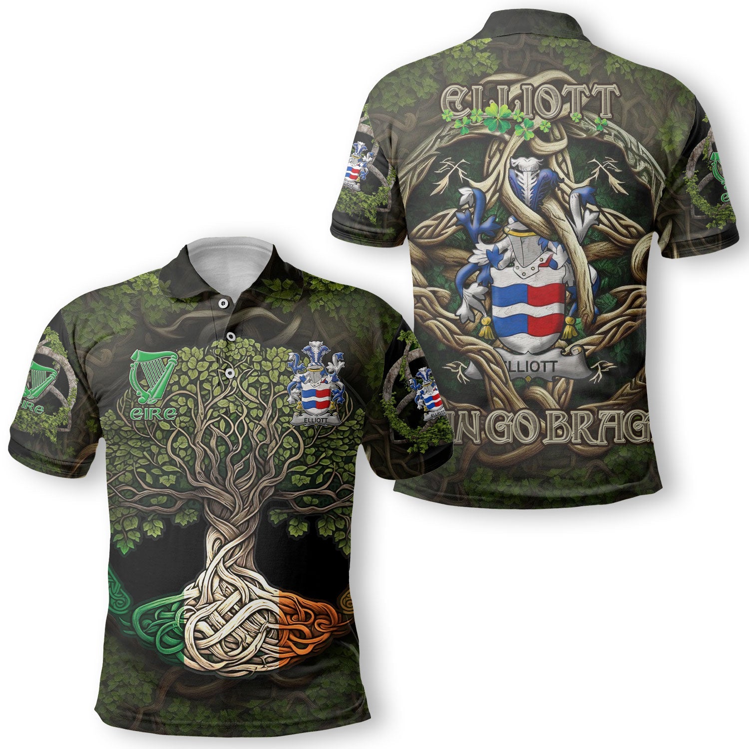 Elliott Polo Shirts Ireland Is My Root Style