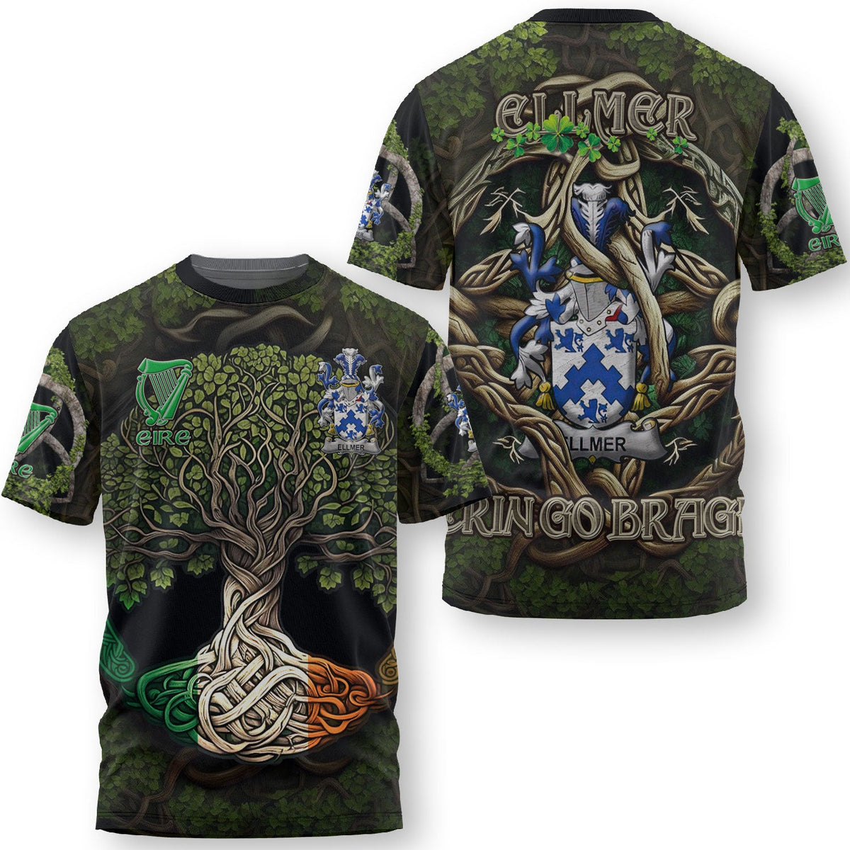 Ellmer T-Shirts Ireland Is My Root Style