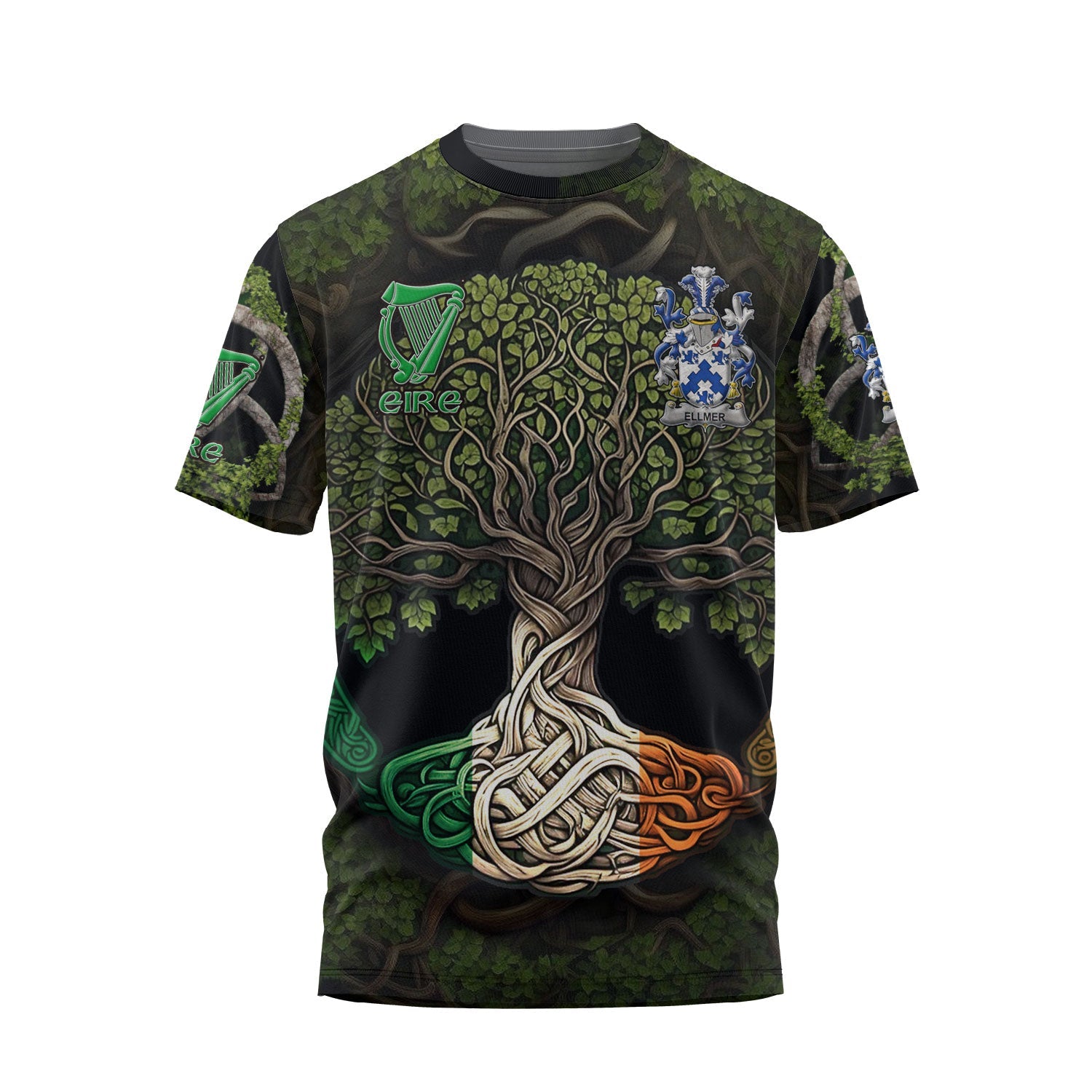 Ellmer T-Shirts Ireland Is My Root Style