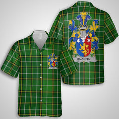 English Hawaiian Shirts Crest And National Plaid Style