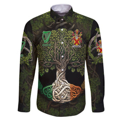 Eustace Long Sleeve Button Shirts Ireland Is My Root Style