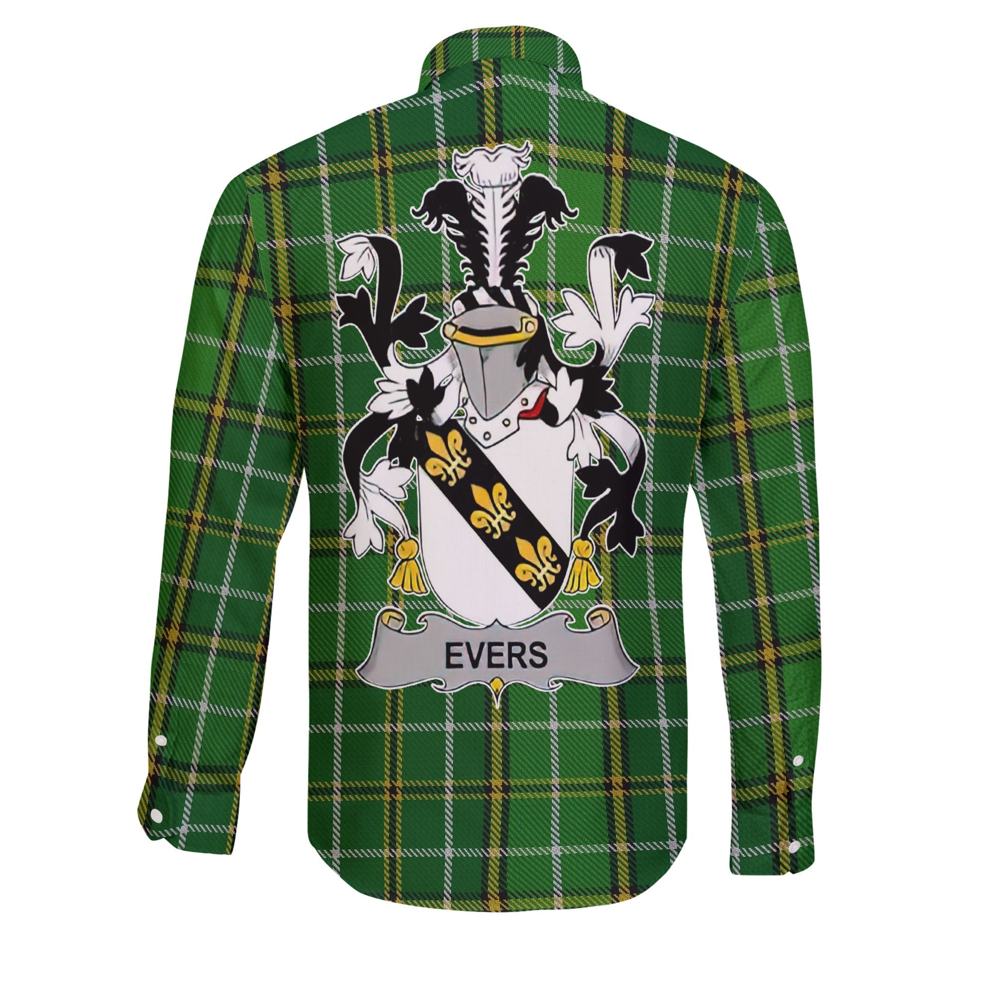 Evers Long Sleeve Button Shirts Crest And National Plaid Style