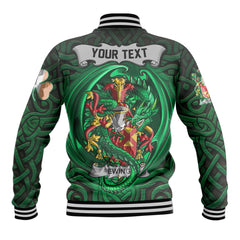 Ewing Baseball Jackets The Green Dragon Of Ireland Style