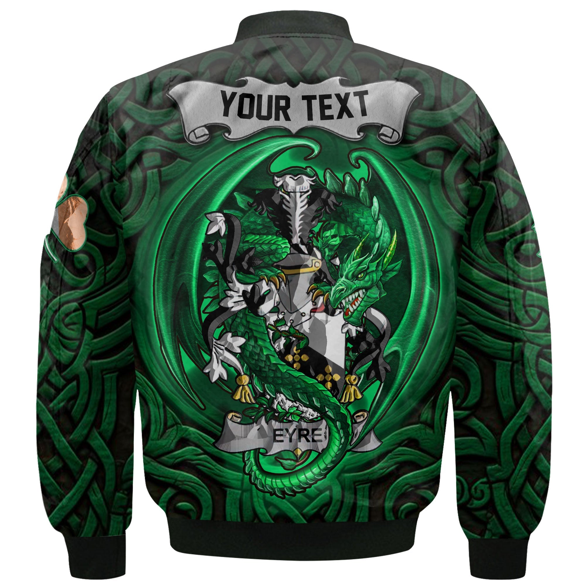 Eyre Bomber Jackets The Green Dragon Of Ireland Style