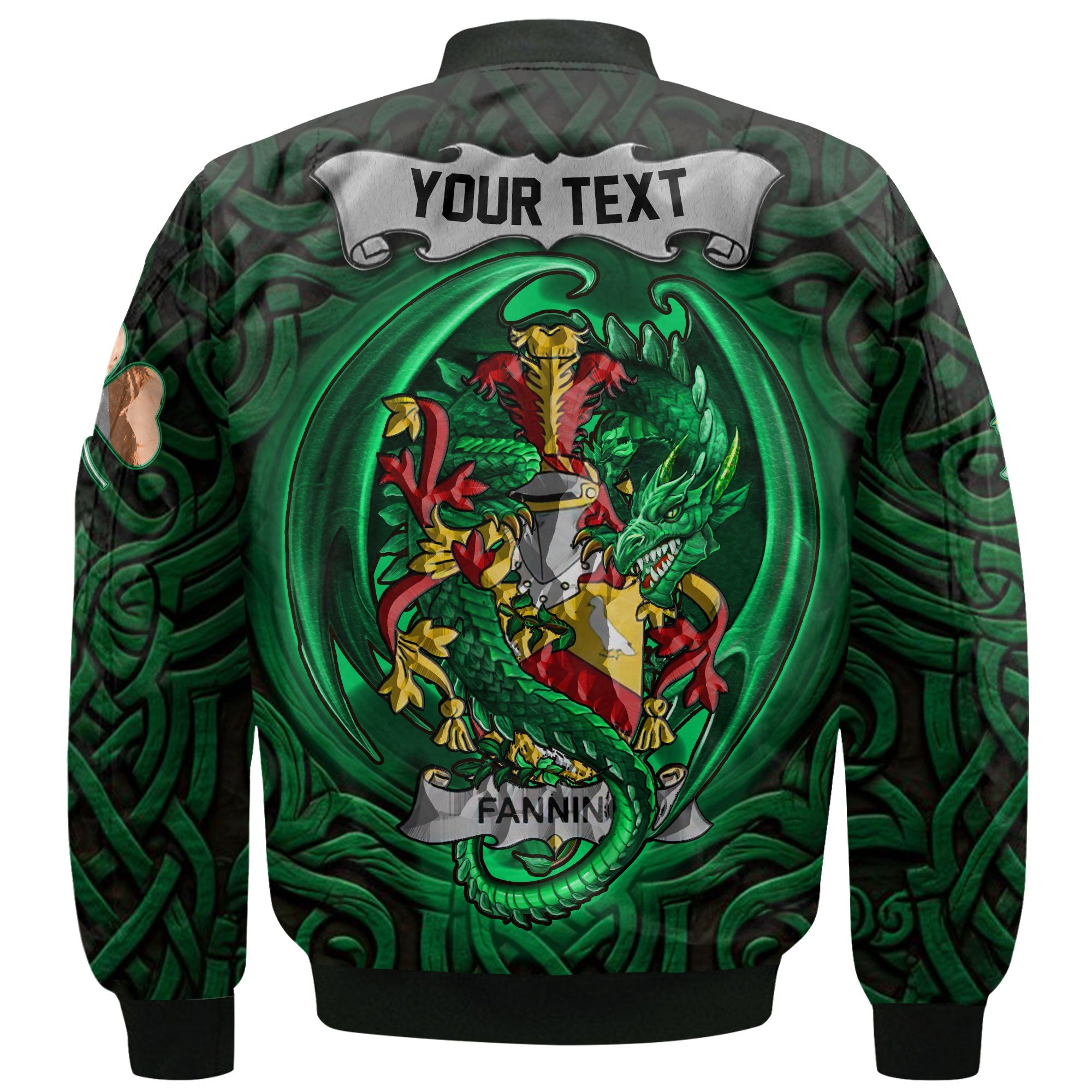 Fanning Bomber Jackets The Green Dragon Of Ireland Style