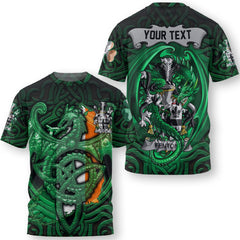 Fennelly or O Fennelly T-Shirts The Green Dragon Of Ireland Style