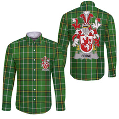 Ferne Long Sleeve Button Shirts Crest And National Plaid Style