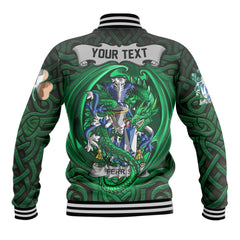 Ferris Baseball Jackets The Green Dragon Of Ireland Style