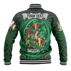 Field Baseball Jackets The Green Dragon Of Ireland Style